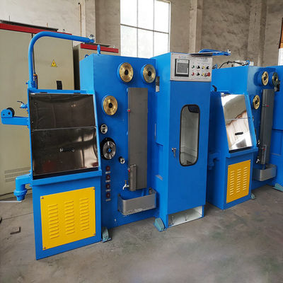 Giá tốt. Máy vẽ dây đồng mỏng cơ học với máy làm nướng liên tục 30m / S trực tuyến