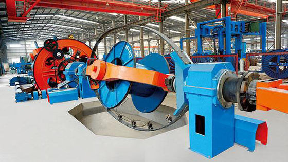 Giá tốt. Cradle loại đồng nhôm điện dây cáp làm việc đặt lên Stranding máy trực tuyến