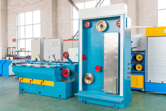 Giá tốt. Cửa ra 0.4mm 17 Pass trung gian đồng dây vẽ máy với hai cuộn lấy lên trực tuyến